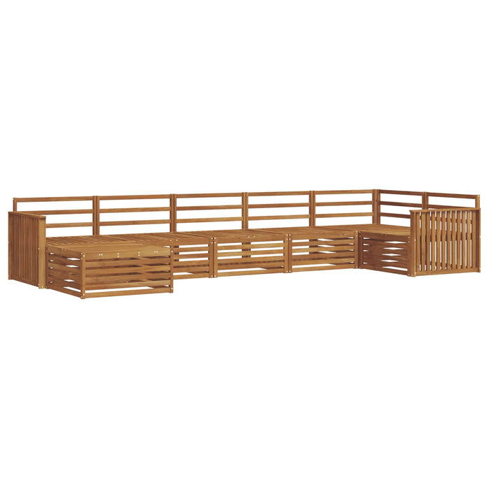 Seturi de canapele 7 pcs natural Lemn Solid de Acacia - WALTI WALTI