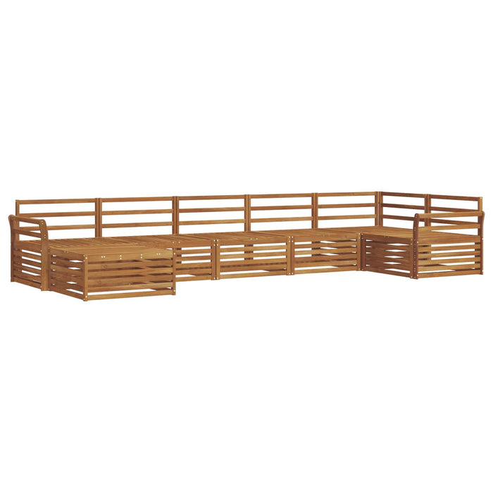 Seturi de canapele 7 pcs natural Lemn Solid de Acacia - WALTI WALTI