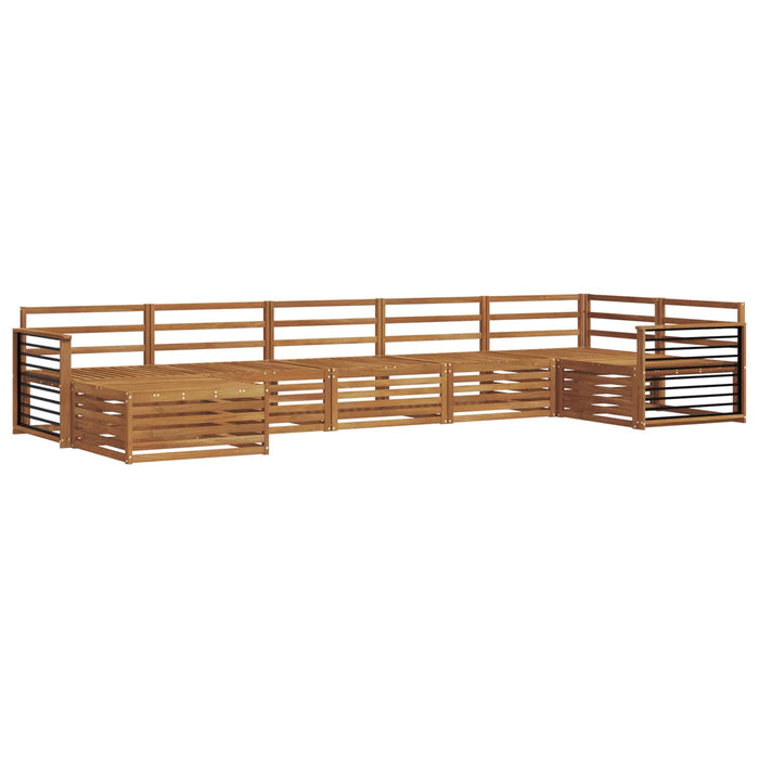 Seturi de canapele 7 pcs natural Lemn Solid de Acacia - WALTI WALTI