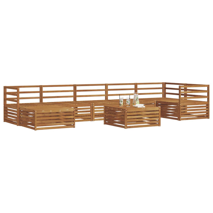Seturi de canapele 8 pcs natural Lemn Solid de Acacia - WALTI WALTI