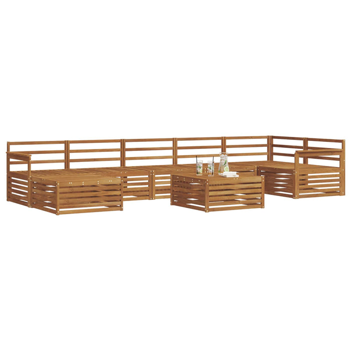 Seturi de canapele 8 pcs natural Lemn Solid de Acacia - WALTI WALTI