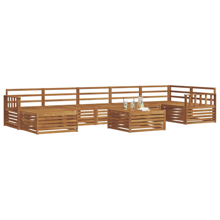 Seturi de canapele 8 pcs natural Lemn Solid de Acacia - WALTI WALTI