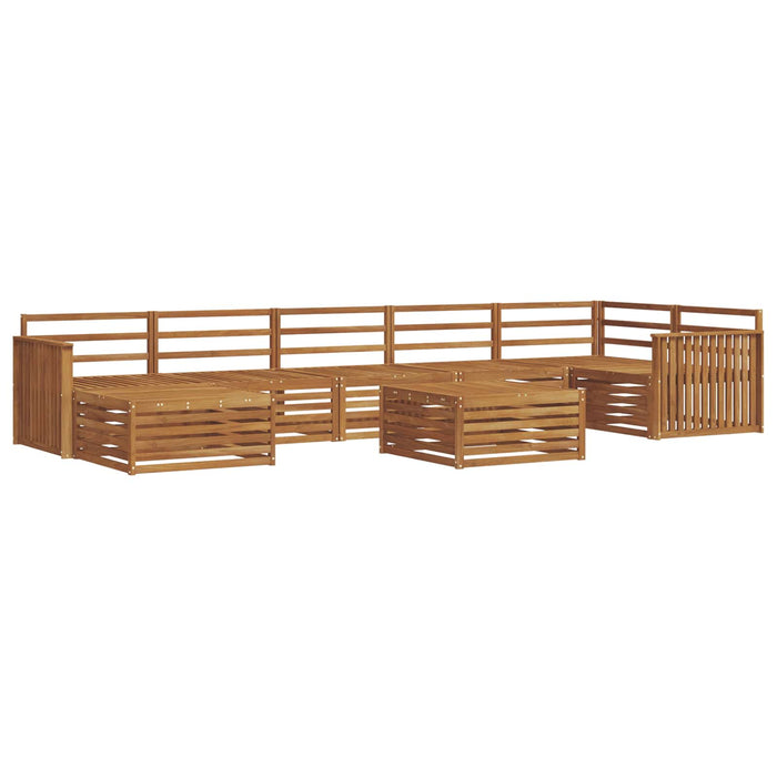Seturi de canapele 8 pcs natural Lemn Solid de Acacia - WALTI WALTI