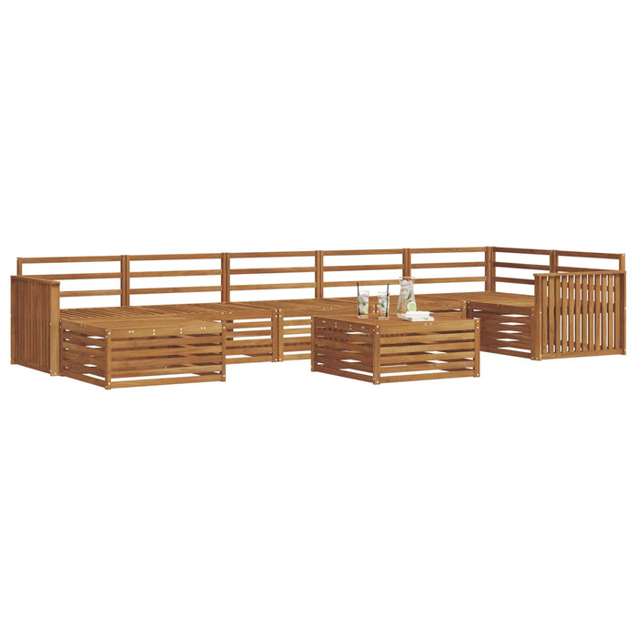 Seturi de canapele 8 pcs natural Lemn Solid de Acacia - WALTI WALTI