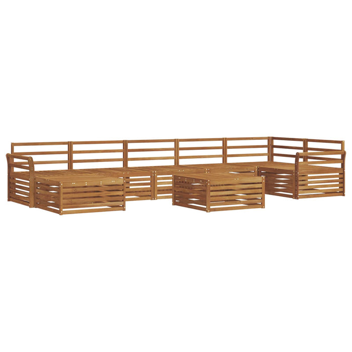 Seturi de canapele 8 pcs natural Lemn Solid de Acacia - WALTI WALTI