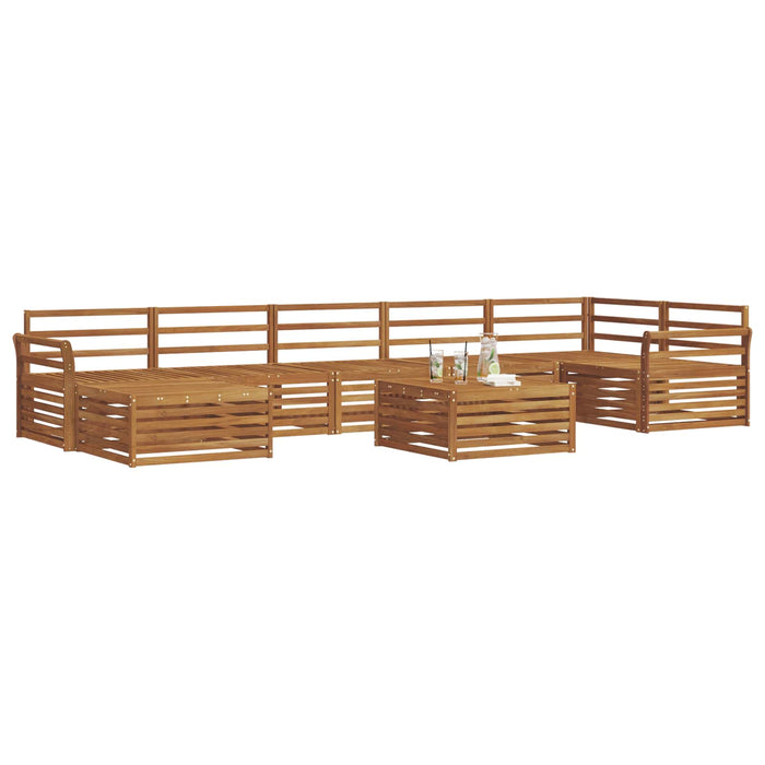 Seturi de canapele 8 pcs natural Lemn Solid de Acacia - WALTI WALTI