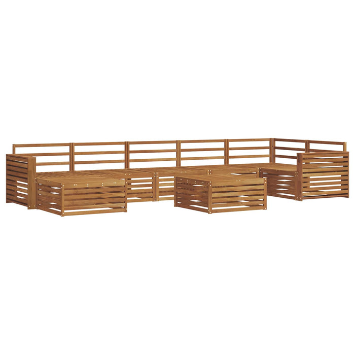 Seturi de canapele 8 pcs natural Lemn Solid de Acacia - WALTI WALTI