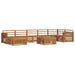 Seturi de canapele 8 pcs natural Lemn Solid de Acacia - WALTI WALTI