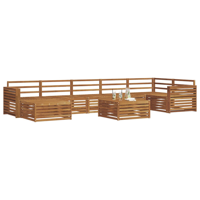 Seturi de canapele 8 pcs natural Lemn Solid de Acacia - WALTI WALTI