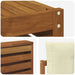 Seturi de canapele 8 pcs Natural și Crem Lemn Solid de Acacia - WALTI WALTI