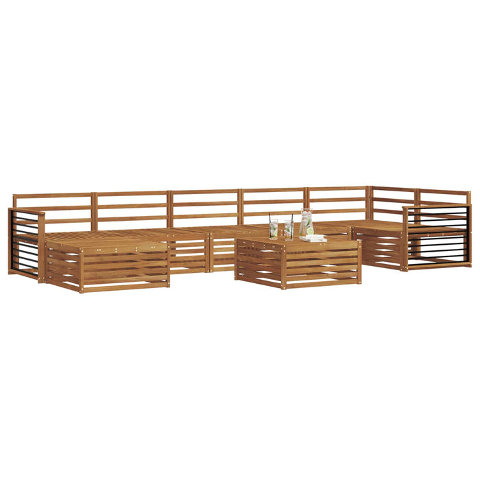 Seturi de canapele 8 pcs natural Lemn Solid de Acacia - WALTI WALTI