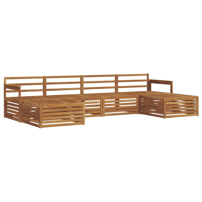 Seturi de canapele 6 pcs natural Lemn Solid de Acacia - WALTI WALTI