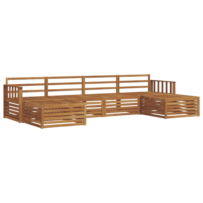 Seturi de canapele 6 pcs natural Lemn Solid de Acacia - WALTI WALTI