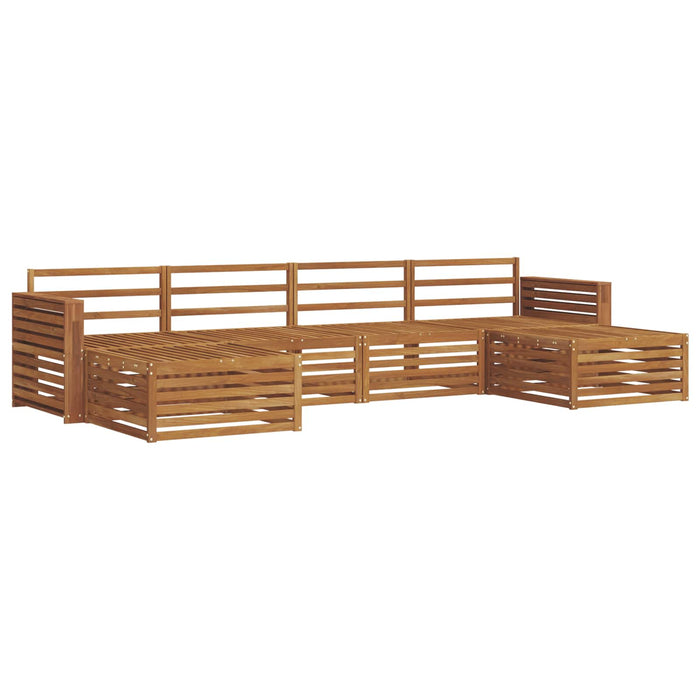 Seturi de canapele 6 pcs natural Lemn Solid de Acacia - WALTI WALTI