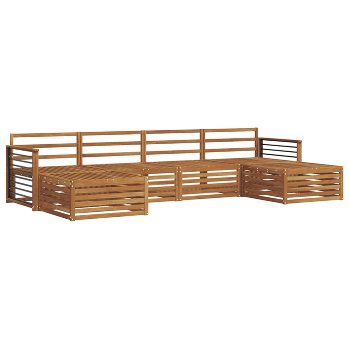 Seturi de canapele 6 pcs natural Lemn Solid de Acacia - WALTI WALTI
