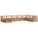 Seturi de canapele 8 pcs natural Lemn Solid de Acacia - WALTI WALTI