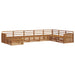 Seturi de canapele 8 pcs natural Lemn Solid de Acacia - WALTI WALTI