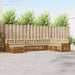 Seturi de canapele 8 pcs Natural și Bej Lemn Solid de Acacia - WALTI WALTI