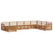 Seturi de canapele 8 pcs natural Lemn Solid de Acacia - WALTI WALTI