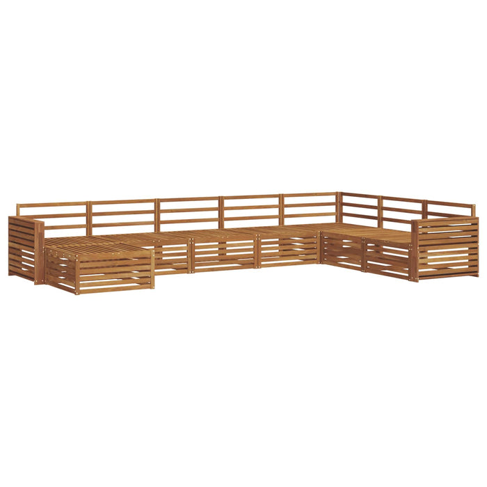 Seturi de canapele 8 pcs natural Lemn Solid de Acacia - WALTI WALTI
