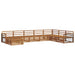 Seturi de canapele 8 pcs natural Lemn Solid de Acacia - WALTI WALTI