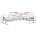 Seturi de canapele cu pernă 8 pcs Natural și Antracit - WALTI WALTI
