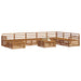 Set de canapele de exterior 9 pcs natural Lemn Solid de Acacia - WALTI WALTI