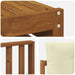 Set de canapele de exterior cu pernă 9 pcs Natural și Crem - WALTI WALTI