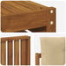 Set de canapele de exterior cu pernă 9 pcs Natural și Bej - WALTI WALTI