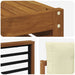 Set de canapele de exterior cu pernă 9 pcs Natural și Crem - WALTI WALTI
