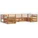 Seturi de canapele 6 pcs natural Lemn Solid de Acacia - WALTI WALTI