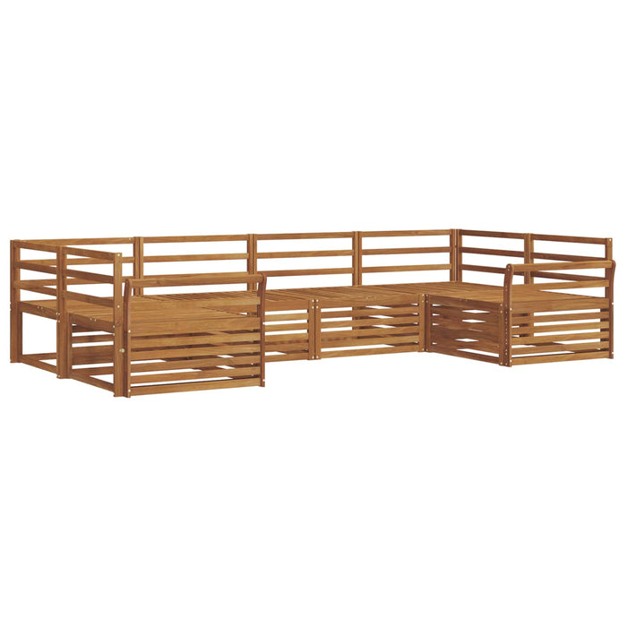 Seturi de canapele 6 pcs natural Lemn Solid de Acacia - WALTI WALTI