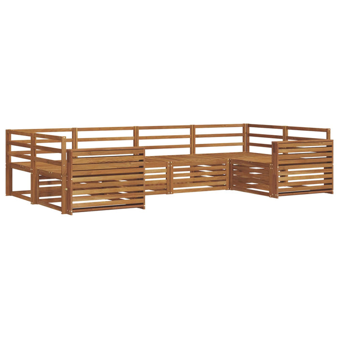 Seturi de canapele 6 pcs natural Lemn Solid de Acacia - WALTI WALTI