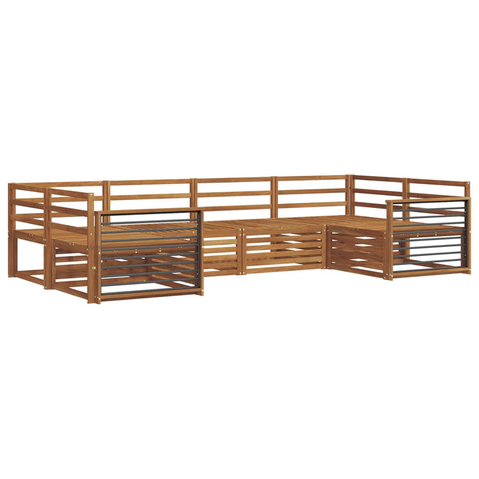 Seturi de canapele 6 pcs natural Lemn Solid de Acacia - WALTI WALTI