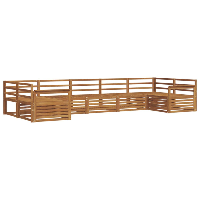 Seturi de canapele 7 pcs natural Lemn Solid de Acacia - WALTI WALTI