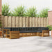 Set de canapele de exterior cu pernă 7 pcs Natural și Antracit - WALTI WALTI