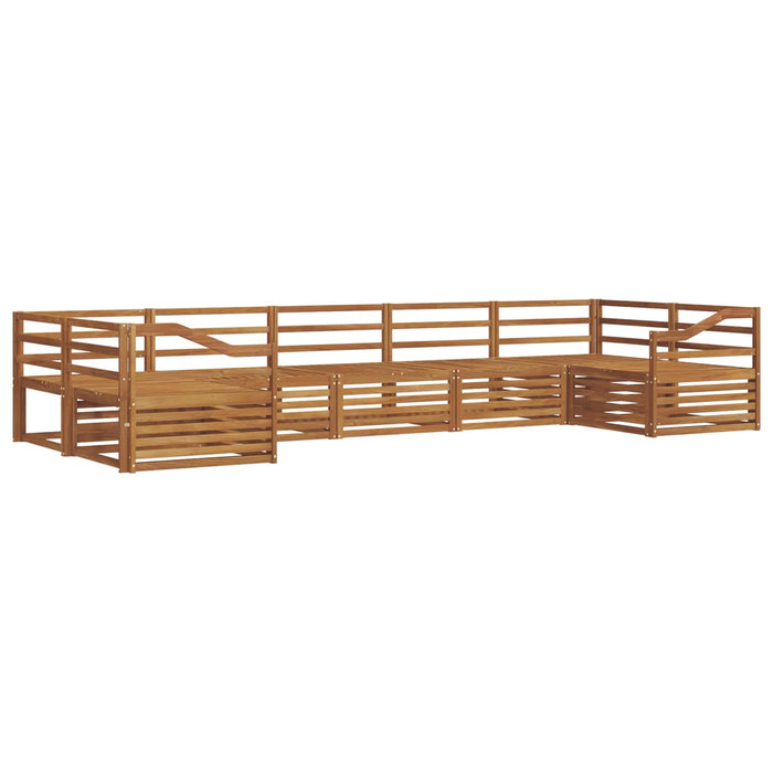 Seturi de canapele 7 pcs natural Lemn Solid de Acacia - WALTI WALTI