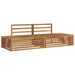 Set de canapele de exterior 2 Bucată natural 203,5 x 83 x 73 cm - WALTI WALTI