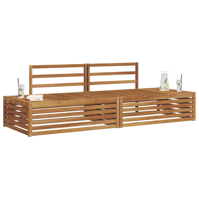Set de canapele de exterior 2 Bucată natural 203,5 x 83 x 73 cm - WALTI WALTI