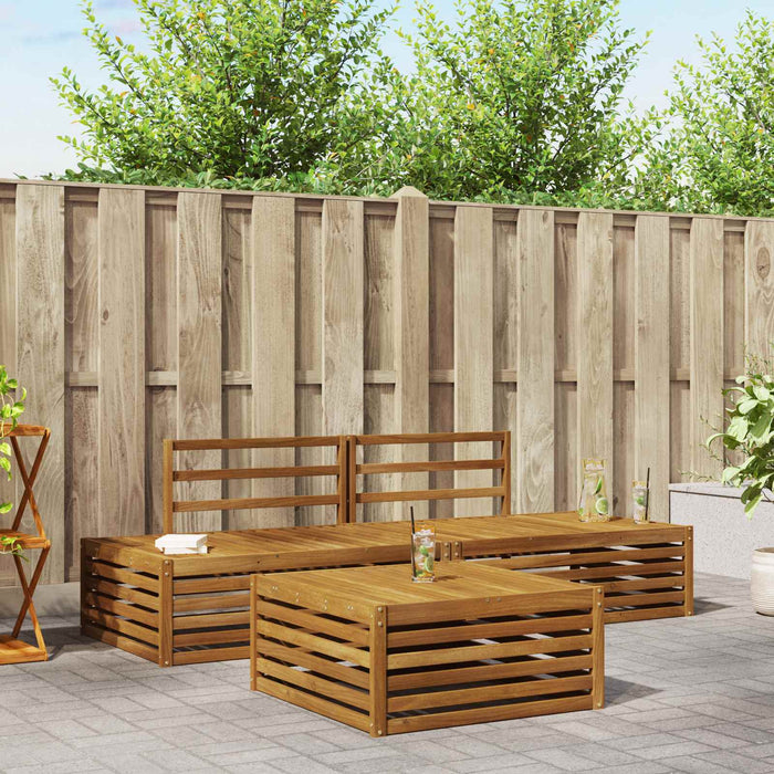 Set de canapele de exterior 3 Bucată natural - WALTI WALTI