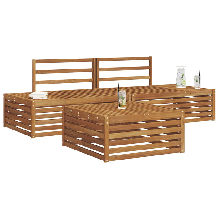 Set de canapele de exterior 3 Bucată natural - WALTI WALTI