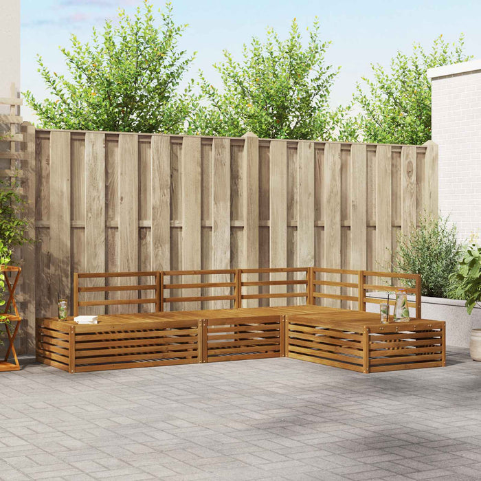 Set de canapele de exterior 4 Bucată natural - WALTI WALTI