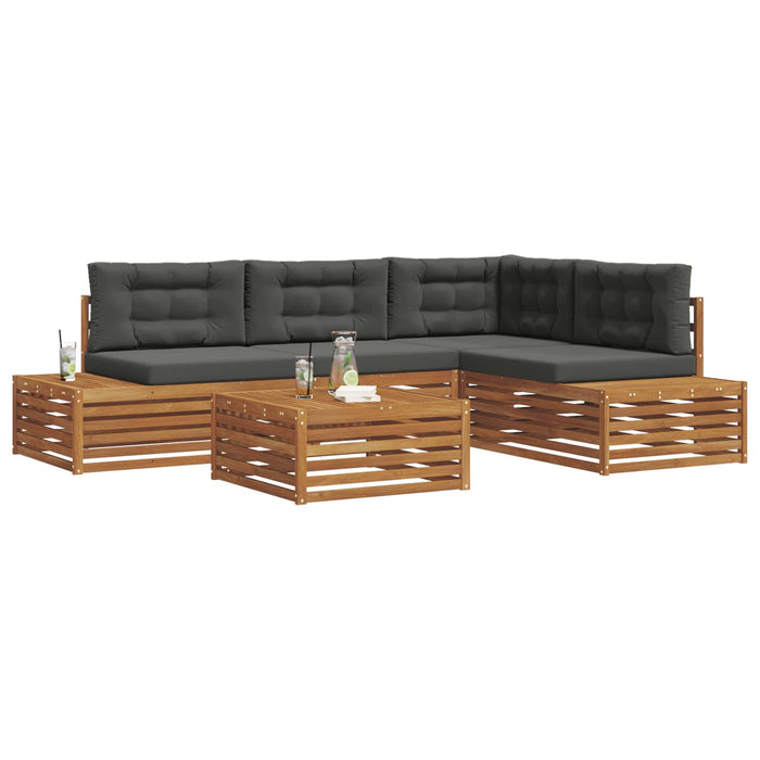 Set de canapele de exterior 5 Bucată Natural și Antracit - WALTI WALTI