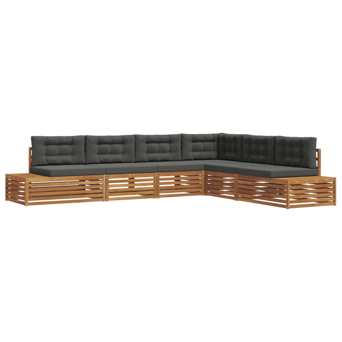 Set de canapele de exterior 6 Bucată Natural și Antracit - WALTI WALTI