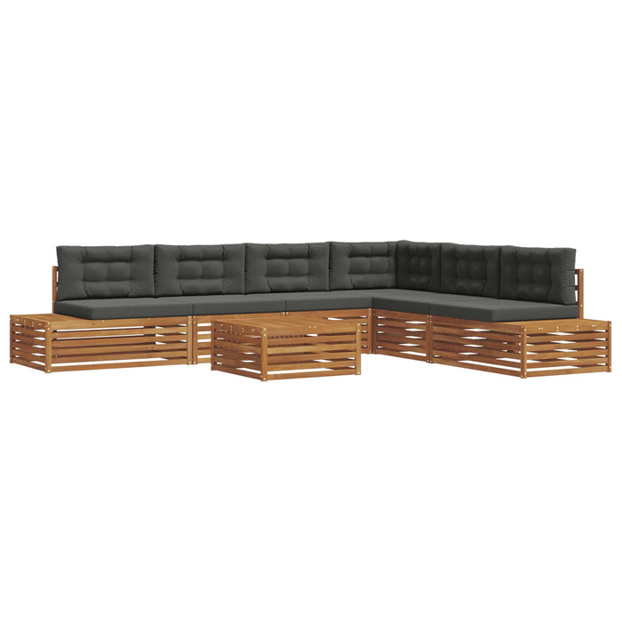 Set de canapele de exterior 7 Bucată Natural și Antracit - WALTI WALTI