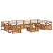 Seturi de canapele 10 pcs natural Lemn Solid de Acacia - WALTI WALTI