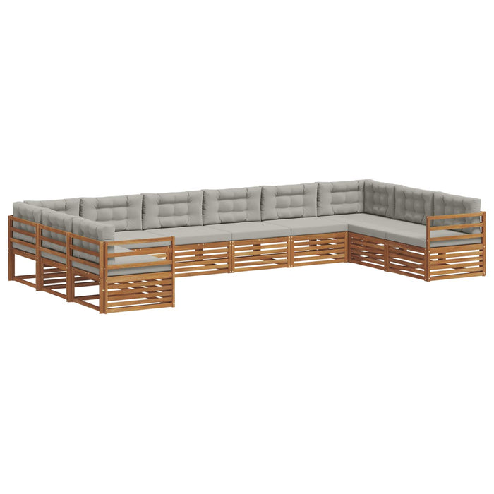 Seturi de canapele cu pernă 5 pcs Gri natural și deschis - WALTI WALTI