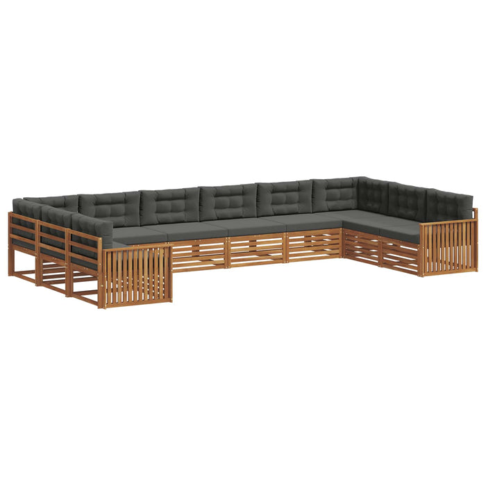 Seturi de canapele cu pernă 7 pcs Natural și Antracit - WALTI WALTI