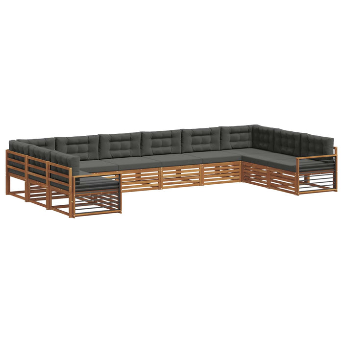 Seturi de canapele cu pernă 11 pcs Natural și Antracit - WALTI WALTI