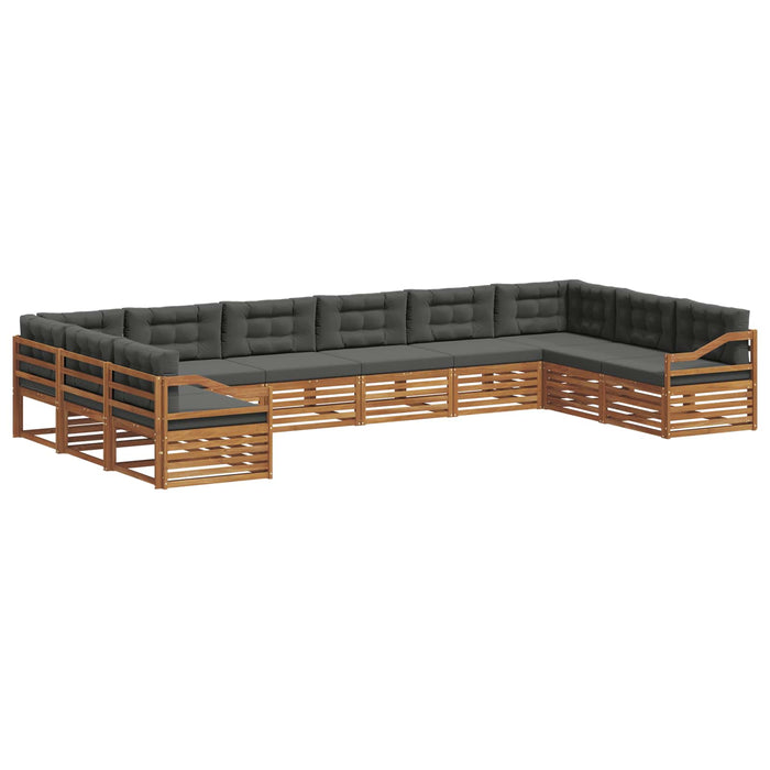 Seturi de canapele cu pernă 10 pcs Natural și Antracit - WALTI WALTI